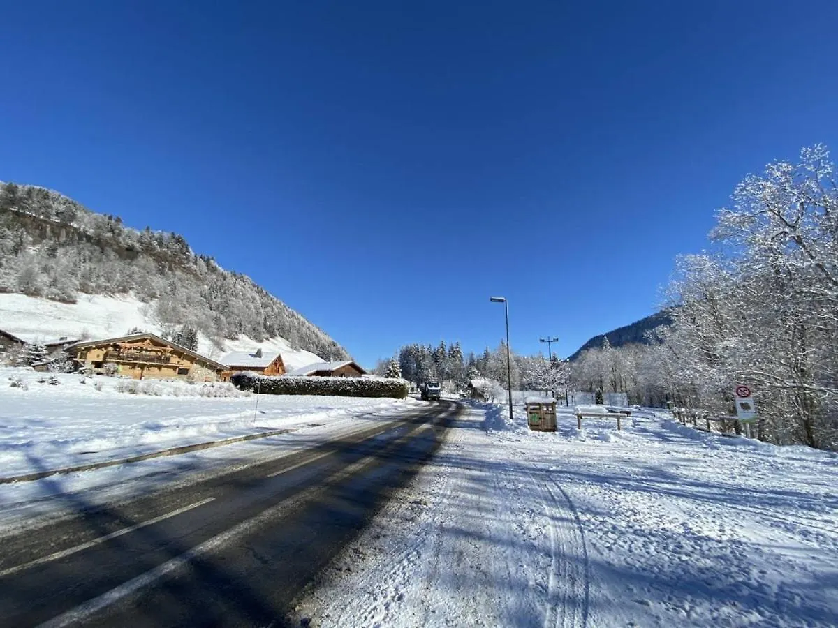 Studio Cabine Au Calme Avec Terrasse A Praz-Sur-Arly - 4 Personnes, Parking Et Casier A Ski - Fr-1-603-14 Apartment